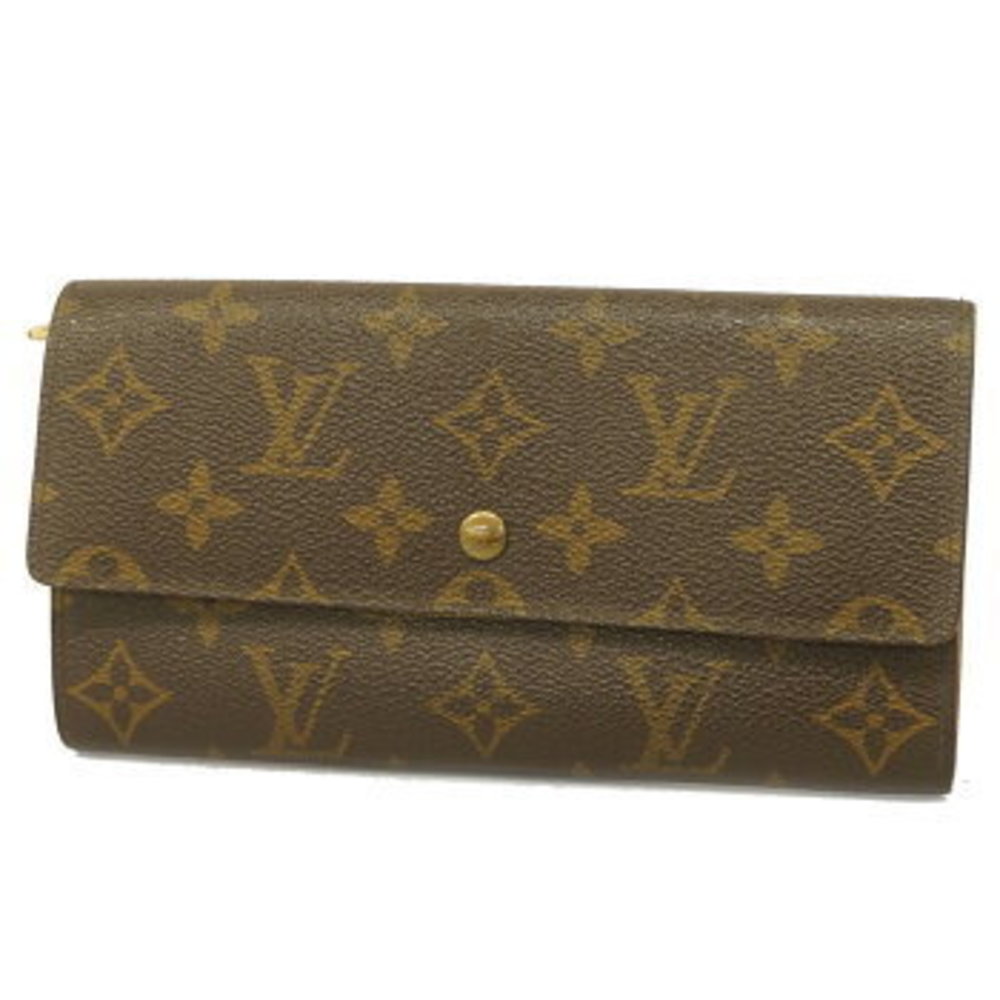 Louis Vuitton Monogram Pochette Porto Mone Bifold Long Wallet